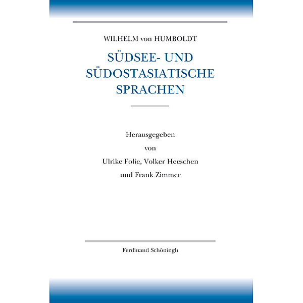 Südsee- und südostasiatische Sprachen, Wilhelm von Humboldt