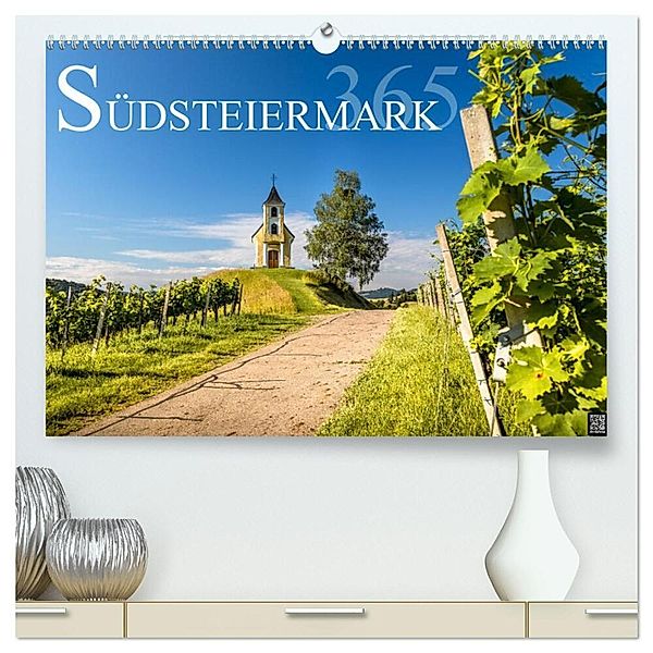 Südsteiermark365 (hochwertiger Premium Wandkalender 2024 DIN A2 quer), Kunstdruck in Hochglanz, Wolfgang Jauk