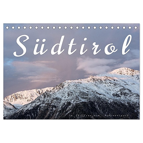 Südtirol - Im Stilfserjoch Nationalpark (Tischkalender 2024 DIN A5 quer), CALVENDO Monatskalender, Reiner Pechmann