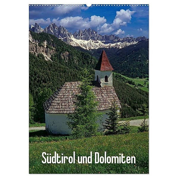 Südtirol und Dolomiten (Wandkalender 2024 DIN A2 hoch), CALVENDO Monatskalender, Rick Janka