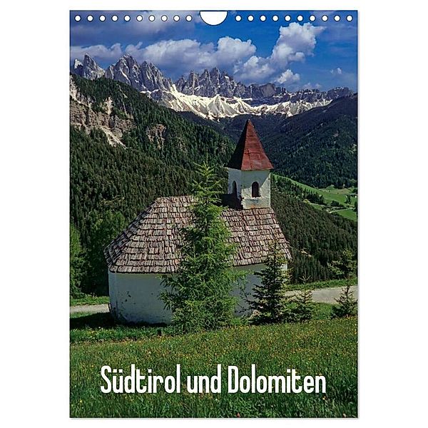 Südtirol und Dolomiten (Wandkalender 2024 DIN A4 hoch), CALVENDO Monatskalender, Rick Janka