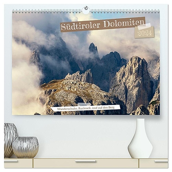 Südtiroler Dolomiten (hochwertiger Premium Wandkalender 2024 DIN A2 quer), Kunstdruck in Hochglanz, Jana Gerhardt Photography