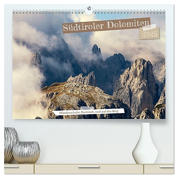 Südtiroler Dolomiten (hochwertiger Premium Wandkalender 2025 DIN A2 quer), Kunstdruck in Hochglanz, Calvendo, Jana Gerhardt Photography