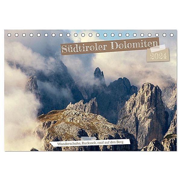 Südtiroler Dolomiten (Tischkalender 2024 DIN A5 quer), CALVENDO Monatskalender, Jana Gerhardt Photography