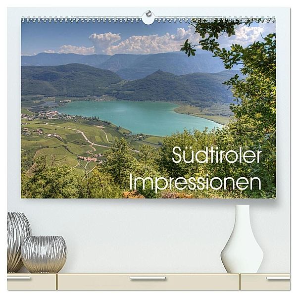 Südtiroler Impressionen (hochwertiger Premium Wandkalender 2024 DIN A2 quer), Kunstdruck in Hochglanz, Sascha Haas