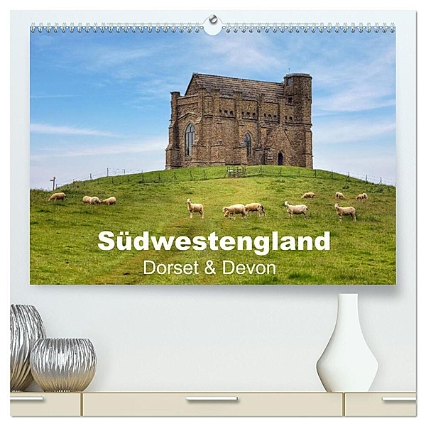 Südwestengland - Dorset & Devon (hochwertiger Premium Wandkalender 2024 DIN A2 quer), Kunstdruck in Hochglanz, Joana Kruse