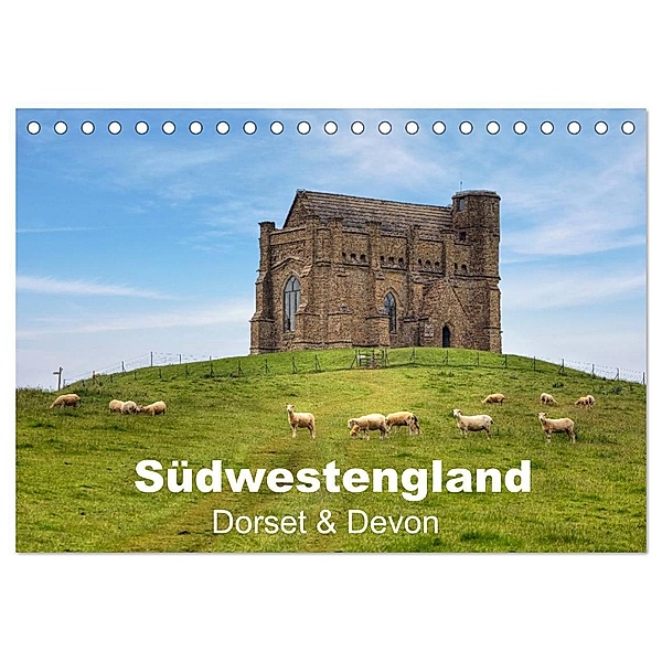 Südwestengland - Dorset & Devon (Tischkalender 2024 DIN A5 quer), CALVENDO Monatskalender, Joana Kruse