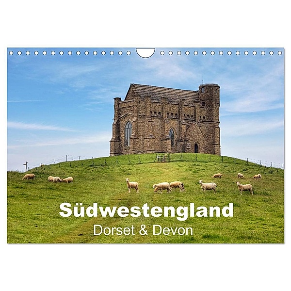 Südwestengland - Dorset & Devon (Wandkalender 2024 DIN A4 quer), CALVENDO Monatskalender, Joana Kruse