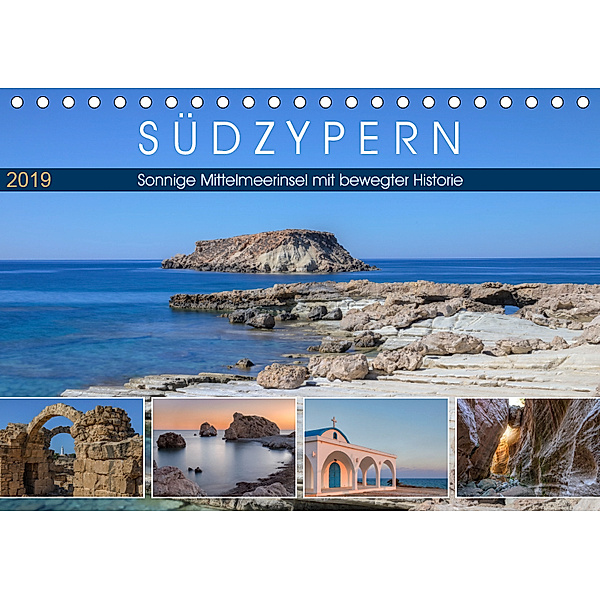 Südzypern, sonnige Mittelmeerinsel mit bewegter Historie (Tischkalender 2019 DIN A5 quer), Joana Kruse