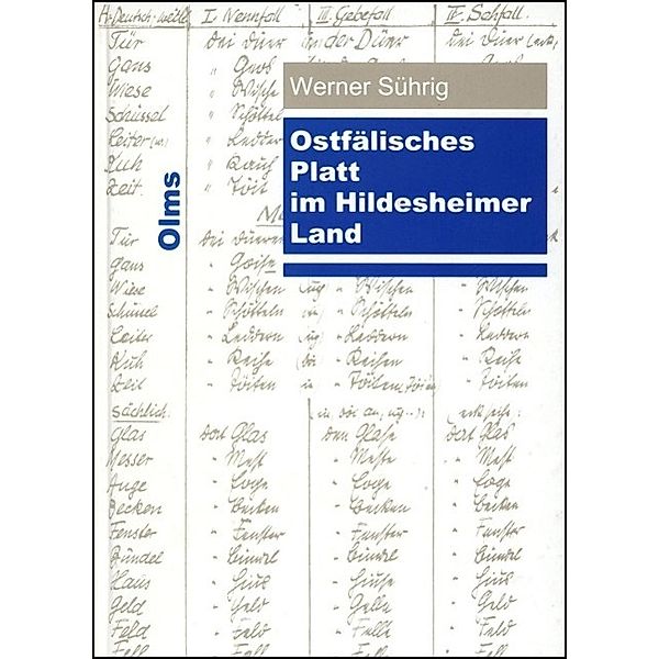 Sührig, W: Ostfälisches Platt im Hildesheimer Land, Werner Sührig