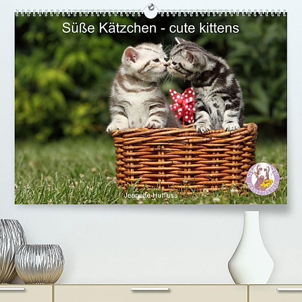 Süße Kätzchen - cute kittens (Premium, hochwertiger DIN A2 Wandkalender 2023, Kunstdruck in Hochglanz), Jeanette Hutfluss