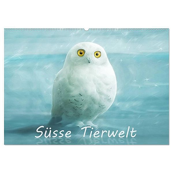 Süsse Tierwelt / CH-Version / Geburtstagskalender (Wandkalender 2024 DIN A2 quer), CALVENDO Monatskalender, Silvio Schoisswohl