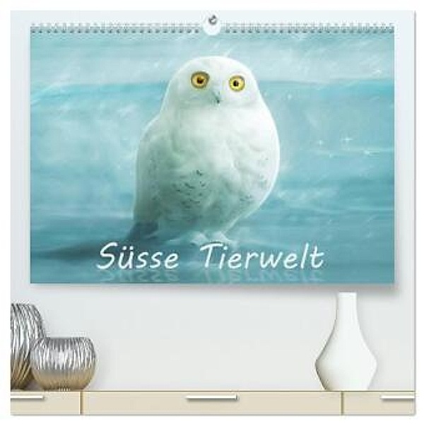 Süsse Tierwelt / Geburtstagskalender (hochwertiger Premium Wandkalender 2024 DIN A2 quer), Kunstdruck in Hochglanz, Silvio Schoisswohl