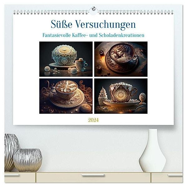 Süße Versuchungen (hochwertiger Premium Wandkalender 2024 DIN A2 quer), Kunstdruck in Hochglanz, Steffen Gierok-Latniak
