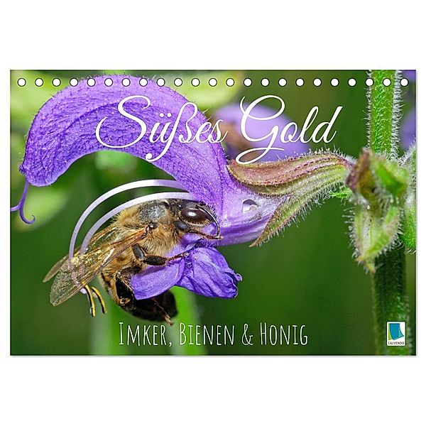 Süsses Gold: Imker, Bienen & Honig (Tischkalender 2024 DIN A5 quer), CALVENDO Monatskalender, Calvendo