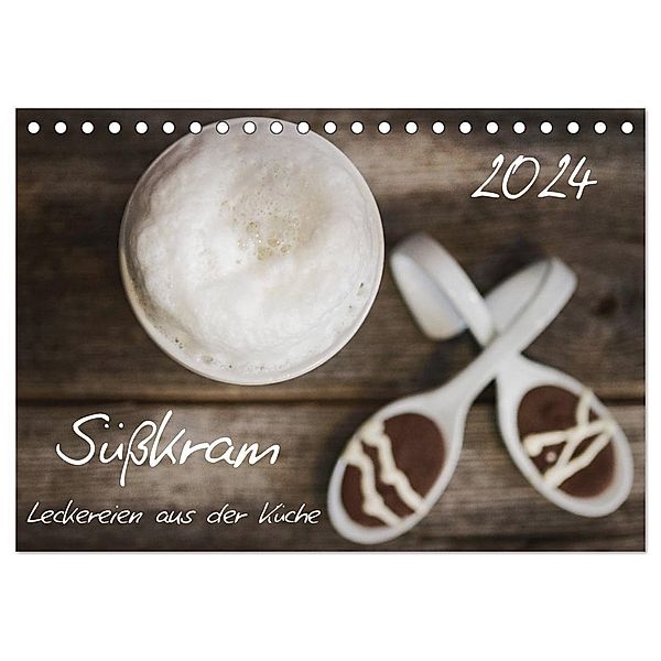 Süßkram - Leckereien aus der Küche (Tischkalender 2024 DIN A5 quer), CALVENDO Monatskalender, PapadoXX-Fotografie