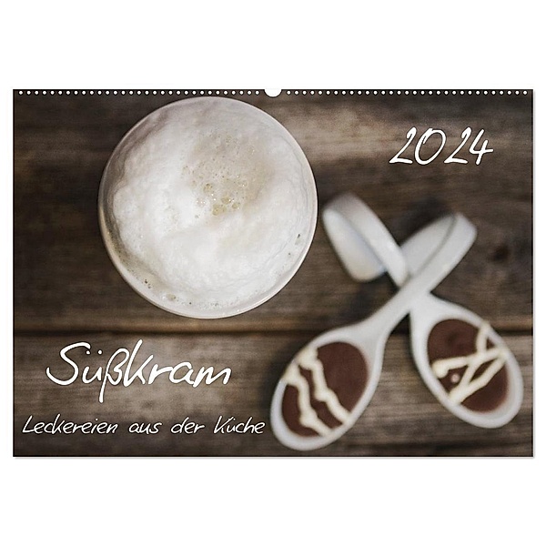 Süßkram - Leckereien aus der Küche (Wandkalender 2024 DIN A2 quer), CALVENDO Monatskalender, PapadoXX-Fotografie