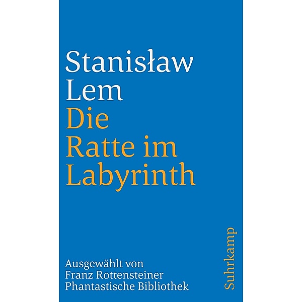 suhrkamp taschenbücher Allgemeine Reihe: 806 Die Ratte im Labyrinth, Stanislaw Lem