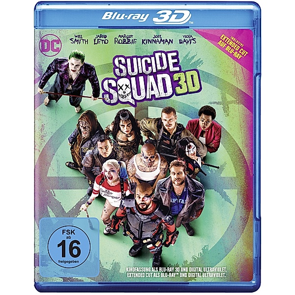 Suicide Squad (2016) - 3D-Version, Jared Leto Margot Robbie Will Smith