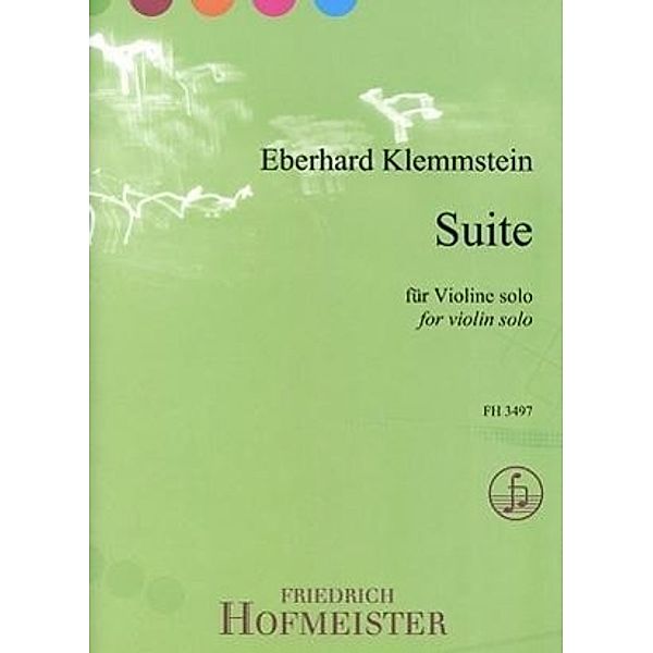 Suite, für Violine, Eberhard Klemmstein