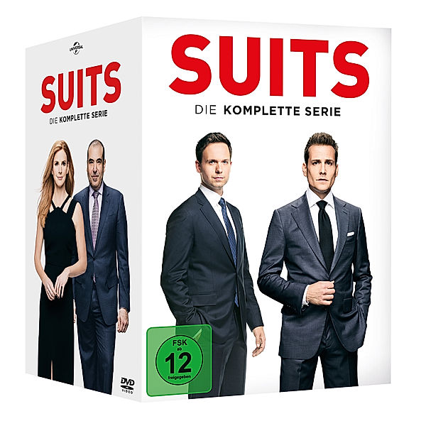 Suits - Die komplette Serie, Gabriel Macht Rick Hoffman Patrick J.Adams