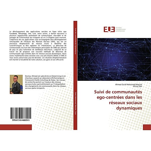 Suivi de communautés ego-centrées dans les réseaux sociaux dynamiques, Ahmed Ould Mohamed Moctar, Idrissa Sarr