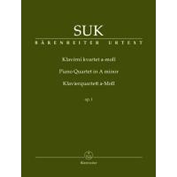 Suk, J: Klavierquartett a-Moll op. 1 (Klavírní kvartet a-mol, Josef Suk