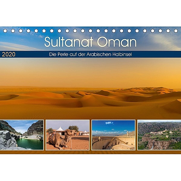 Sultanat Oman - Die Perle auf der Arabischen Halbinsel (Tischkalender 2020 DIN A5 quer)