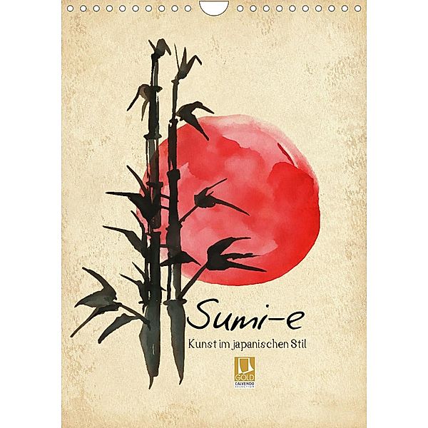Sumi-e Kunst im japanischen Stil (Wandkalender 2023 DIN A4 hoch), Lucia