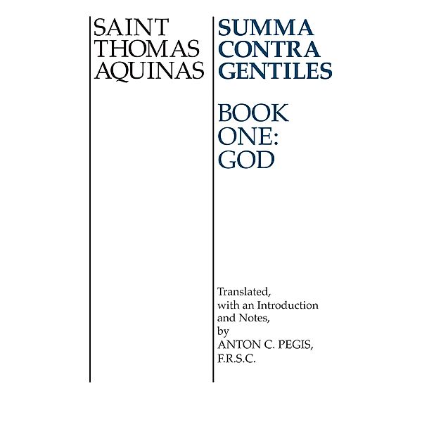 Summa Contra Gentiles, St. Thomas Aquinas