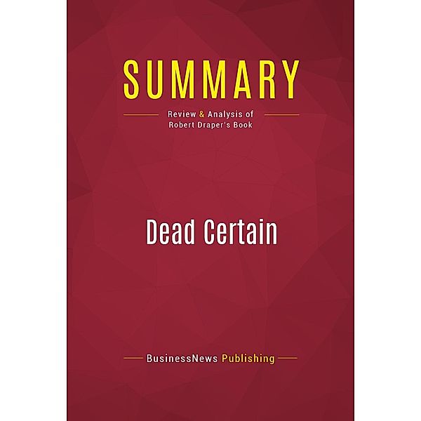 Summary: Dead Certain, Businessnews Publishing