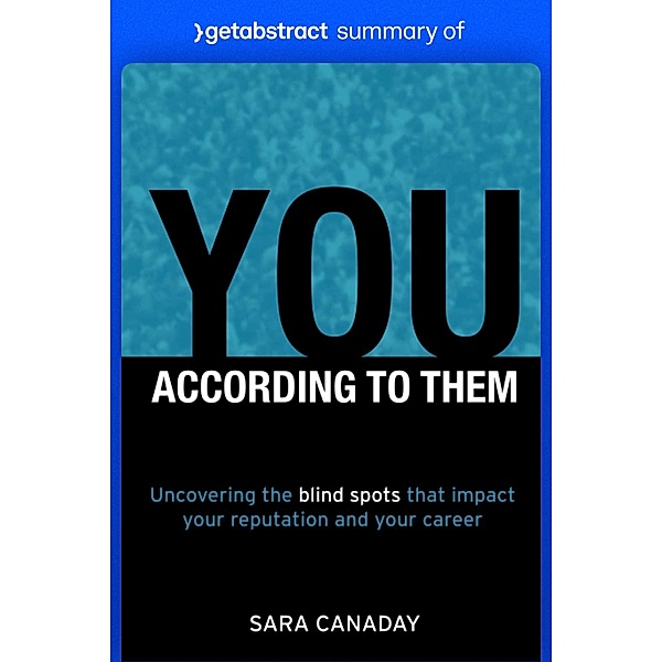 Summary of You - According to Them by Sara Canaday / GetAbstract AG, getAbstract AG