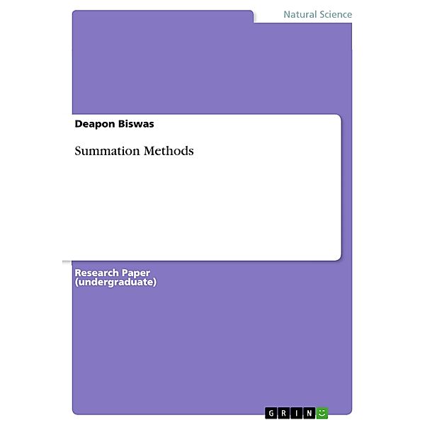 Summation Methods, Deapon Biswas