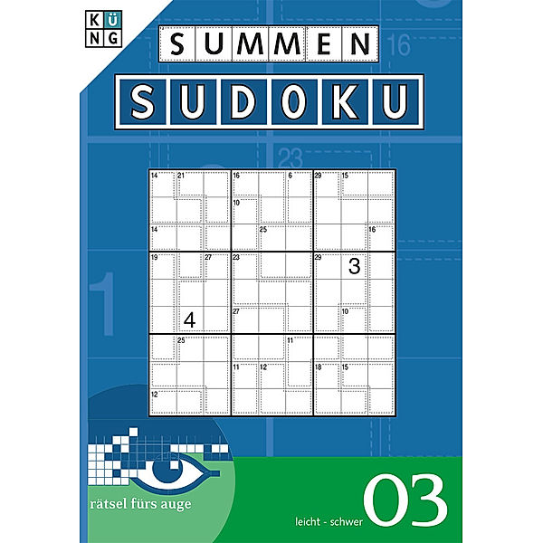 Summen Sudoku Taschenbuch / Summen-Sudoku 03, Conceptis Puzzles