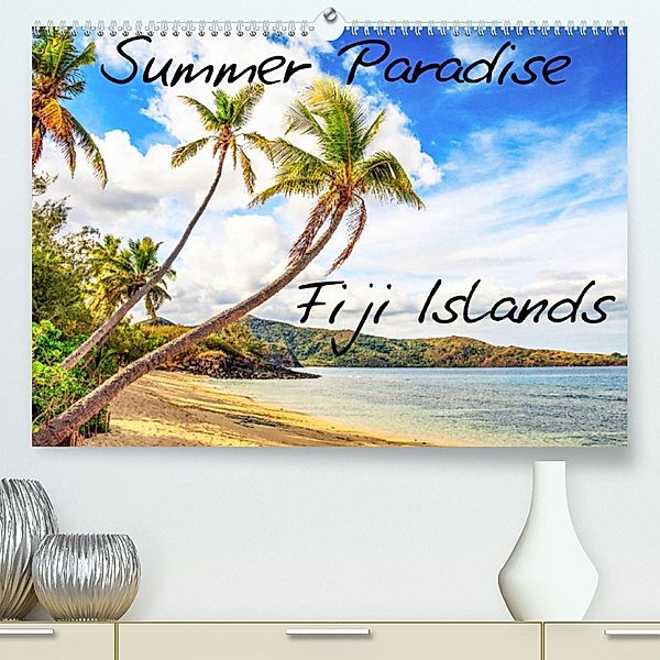 Summer Paradise Fiji (Premium, hochwertiger DIN A2 Wandkalender 2023, Kunstdruck in Hochglanz), Tobias Braun
