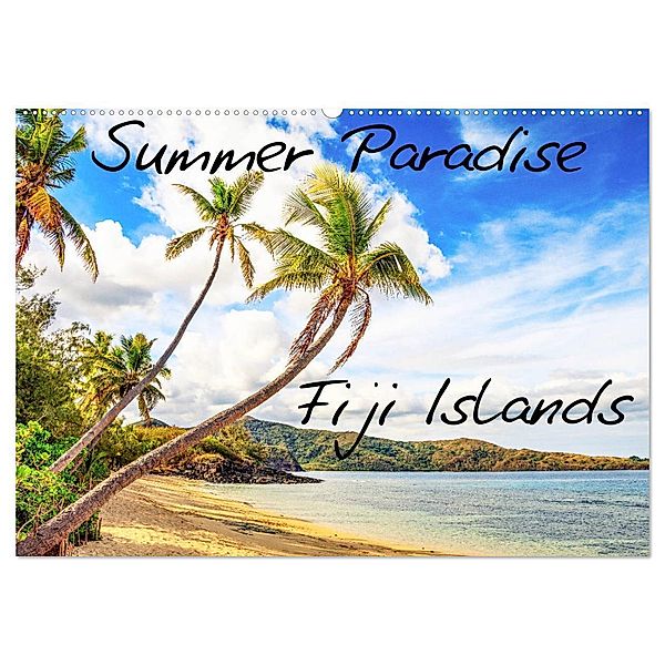 Summer Paradise Fiji (Wandkalender 2024 DIN A2 quer), CALVENDO Monatskalender, Tobias Braun