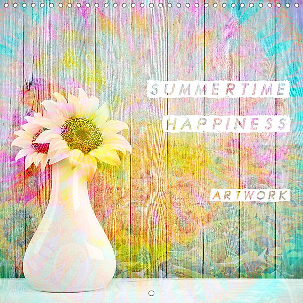 Summertime happiness Artwork (Wall Calendar 2023 300 × 300 mm Square), Liselotte Brunner-Klaus