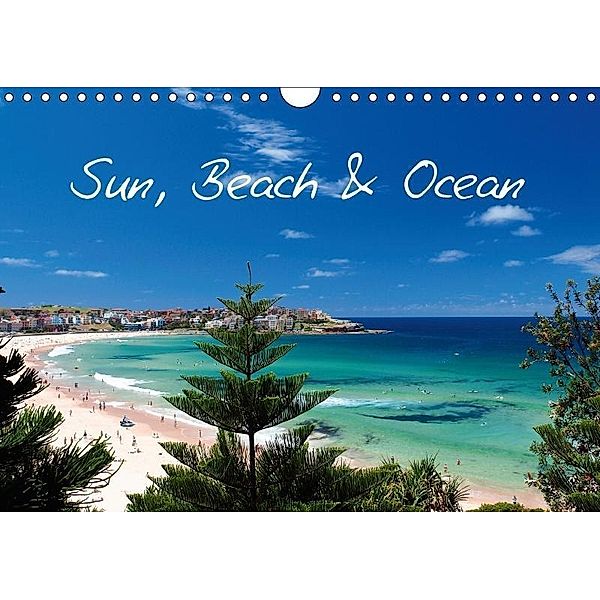 Sun, Beach & Ocean / UK - Version (Wall Calendar 2017 DIN A4 Landscape), Melanie Viola