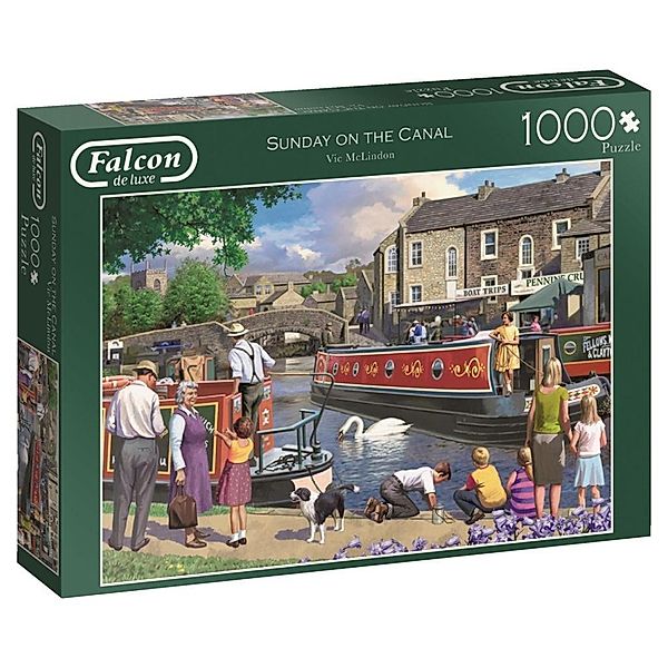 Sunday on the Canal - 1000 Teile Puzzle