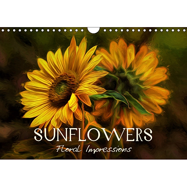 Sunflowers - Floral Impressions (Wall Calendar 2019 DIN A4 Landscape), Vronja Photon