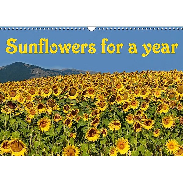 Sunflowers for a year (Wall Calendar 2018 DIN A3 Landscape), Anke van Wyk