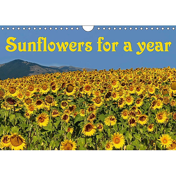 Sunflowers for a year (Wall Calendar 2019 DIN A4 Landscape), Anke van Wyk