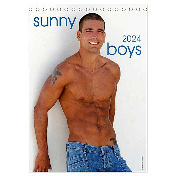 Sunny Boys 2024 (Tischkalender 2024 DIN A5 hoch), CALVENDO Monatskalender, Malestockphoto