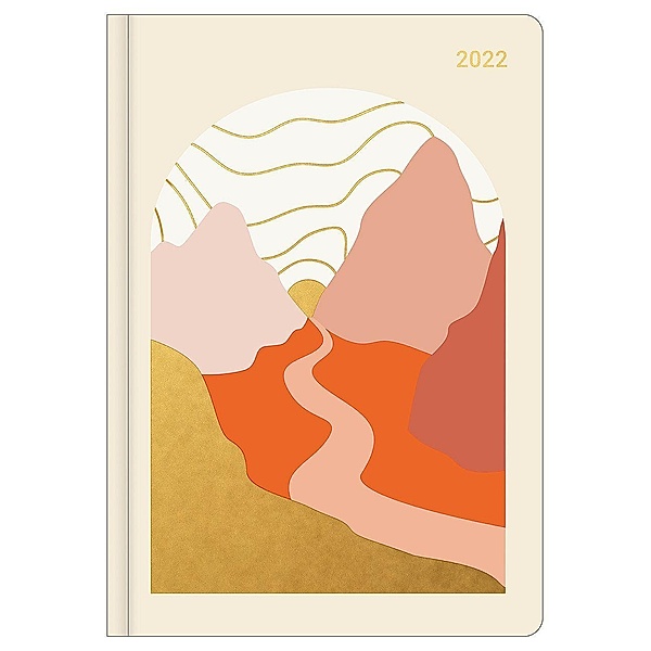 SUNSET 2022 - Diary - Buchkalender - Taschenkalender - 14,8x21