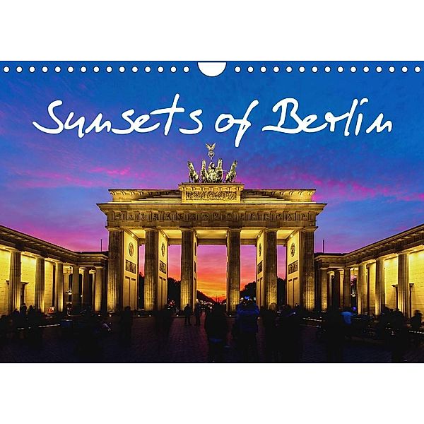 Sunsets of Berlin (Wall Calendar 2023 DIN A4 Landscape), Nelofee