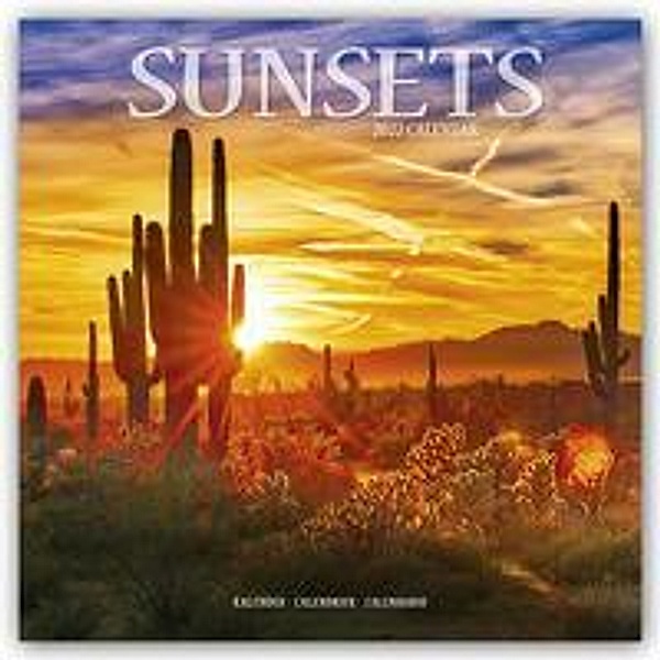 Sunsets - Sonnenuntergänge 2022 - 16-Monatskalender, Avonside Publishing Ltd