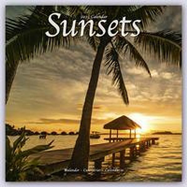 Sunsets - Sonnenuntergänge 2023 - 16-Monatskalender, Avonside Publishing Ltd