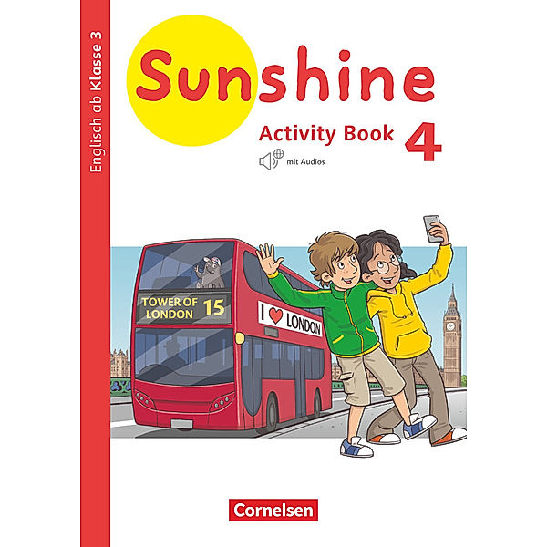 Sunshine - Englisch ab Klasse 3 - Allgemeine Ausgabe 2020 - 4. Schuljahr Activity Book - Mit Audio-CD, Caroline Schröder, Nadine Kerler, Inga Bensmann, Helga Haudeck