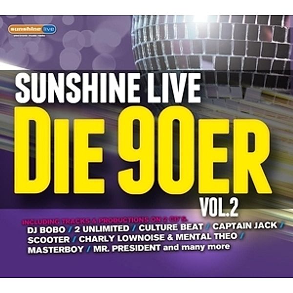 Sunshine Live-Die 90er Vol.2, Diverse Interpreten