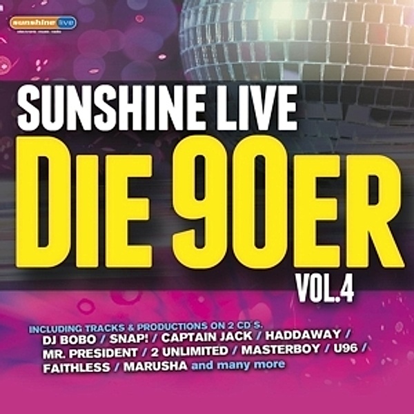 Sunshine Live-Die 90er Vol.4, Diverse Interpreten